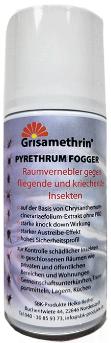 Bild Vorderansicht Grisamethrin PYRETHRUM FOGGER