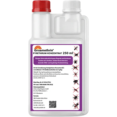 grisamethrin-pyrethrum-konzentrat-250-ml-dosierflasche-vorderseite_500x500 | Profi-Produkte für die Schädlingsbekämpfung