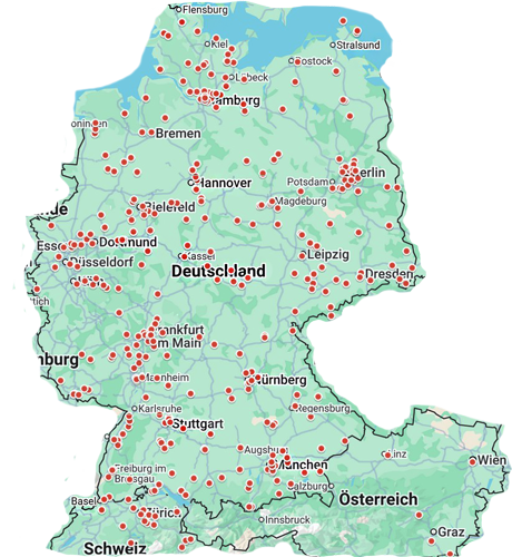 Kunden Karte von SBK-Produkte Heiko Rether